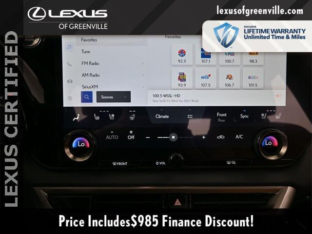 used 2023 Lexus RX 350 car, priced at $47,998