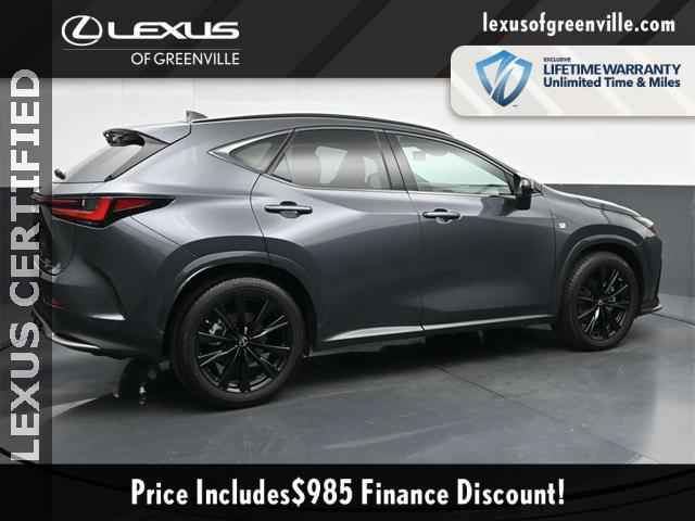 used 2023 Lexus NX 350 car, priced at $43,598