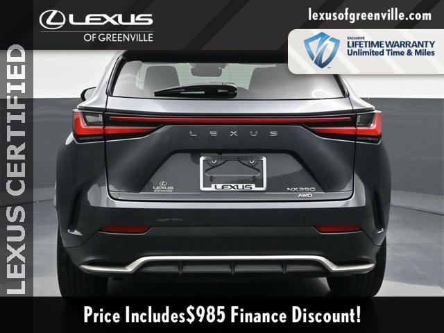 used 2023 Lexus NX 350 car, priced at $43,598