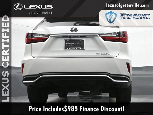 used 2022 Lexus RX 350L car, priced at $42,998