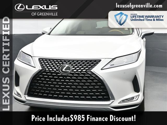 used 2022 Lexus RX 350L car, priced at $42,998