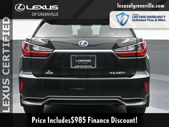 used 2019 Lexus RX 450h car, priced at $33,998