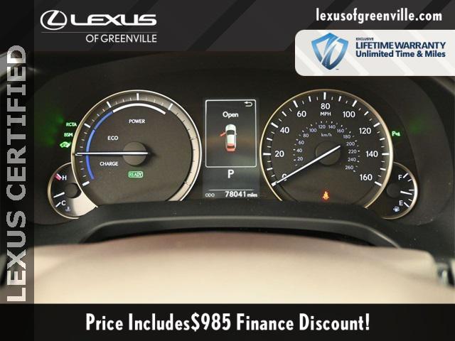 used 2019 Lexus RX 450h car, priced at $33,998