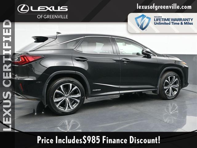 used 2019 Lexus RX 450h car, priced at $33,998