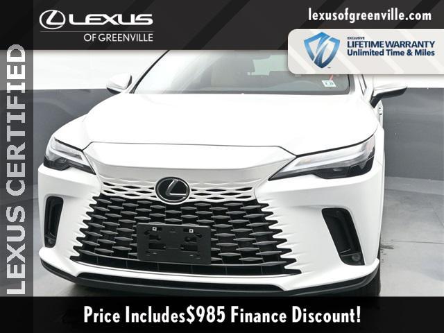 used 2024 Lexus RX 350 car, priced at $52,598