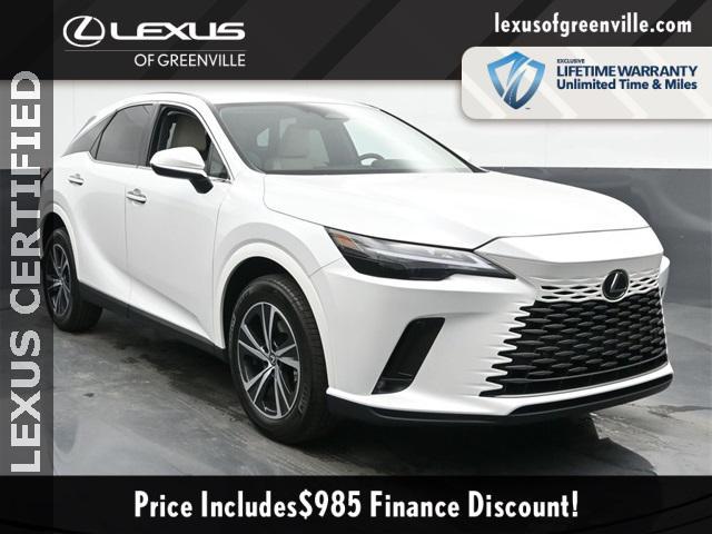 used 2024 Lexus RX 350 car, priced at $51,998