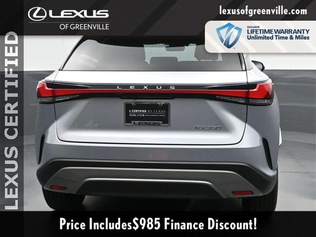 used 2025 Lexus RX 350 car, priced at $52,998