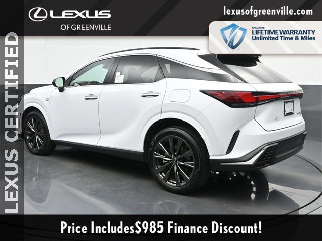 used 2024 Lexus RX 350 car, priced at $60,598