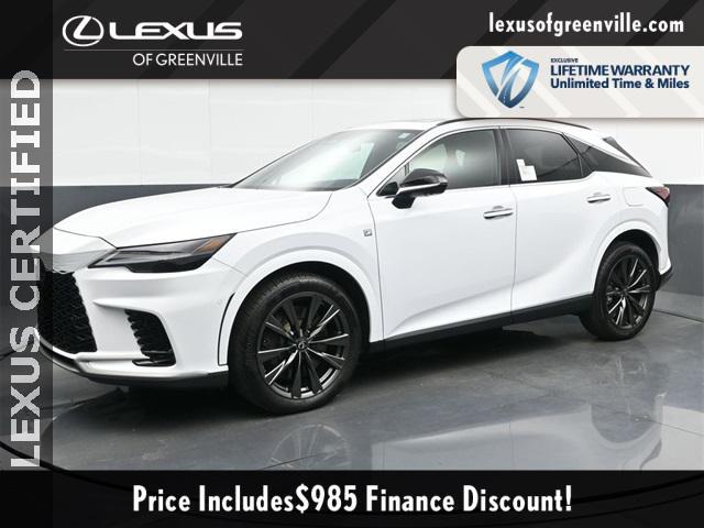 used 2024 Lexus RX 350 car, priced at $60,598