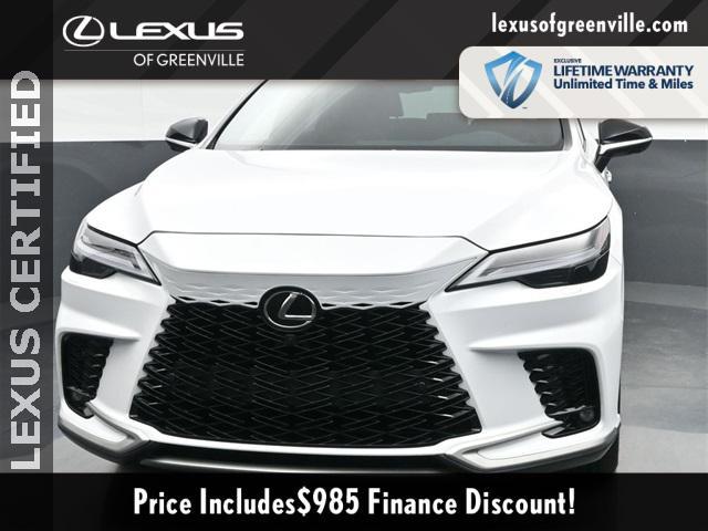 used 2024 Lexus RX 350 car, priced at $60,598