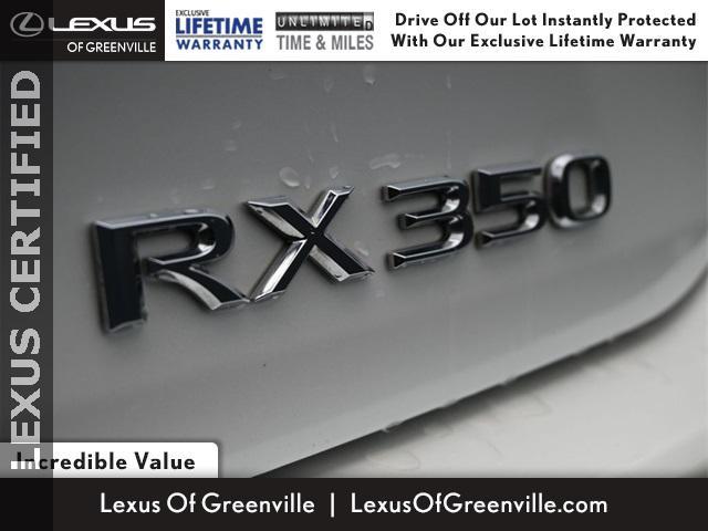 used 2022 Lexus RX 350 car, priced at $45,998