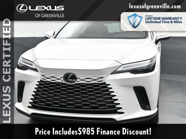 used 2025 Lexus RX 350 car, priced at $53,998