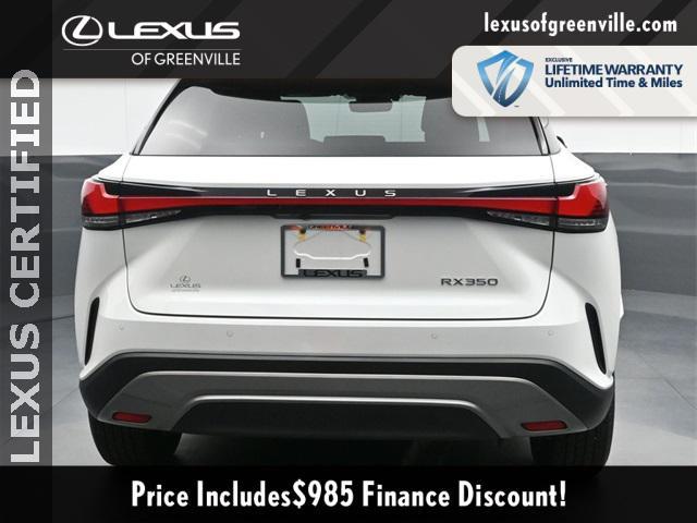 used 2025 Lexus RX 350 car, priced at $53,998