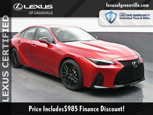 used 2023 Lexus IS 500 car, priced at $62,998