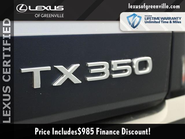 used 2024 Lexus TX 350 car, priced at $58,998