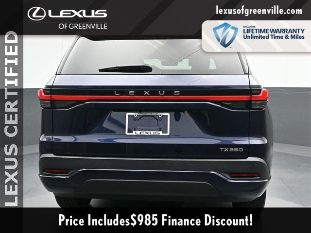 used 2024 Lexus TX 350 car, priced at $58,998