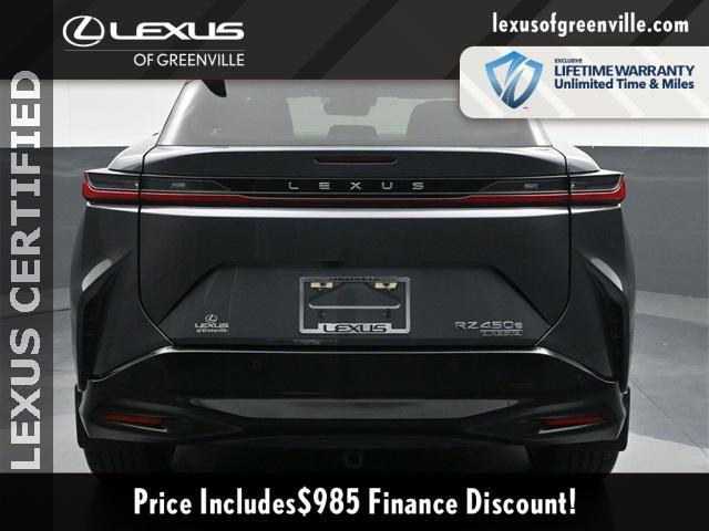 used 2023 Lexus RZ 450e car, priced at $43,598