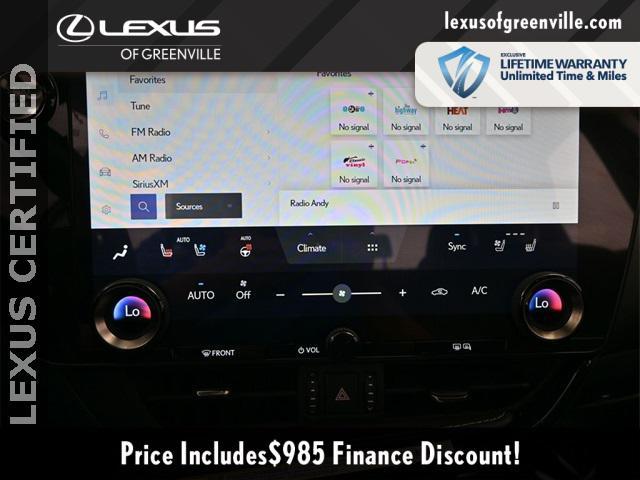 used 2025 Lexus NX 250 car, priced at $42,998