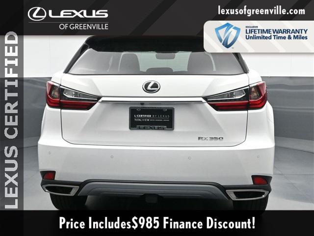 used 2020 Lexus RX 350 car, priced at $37,998