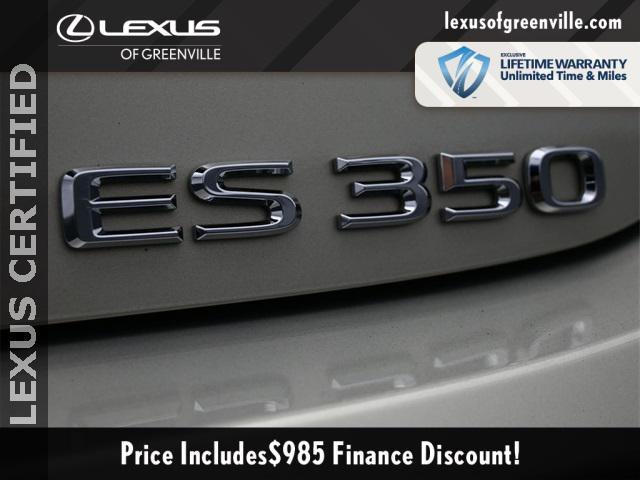 used 2023 Lexus ES 350 car, priced at $37,998