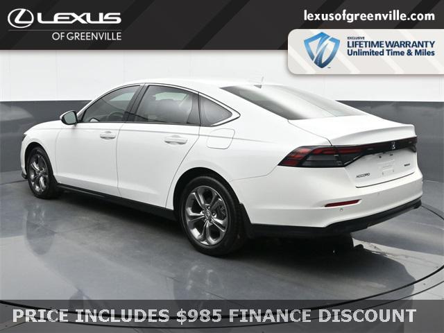 used 2023 Honda Accord Hybrid car, priced at $28,998