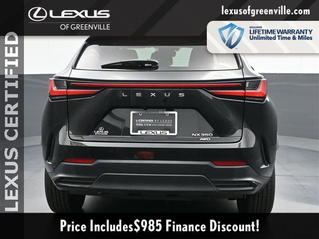 used 2023 Lexus NX 350 car, priced at $40,998