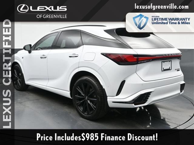 used 2024 Lexus RX 500h car, priced at $67,598