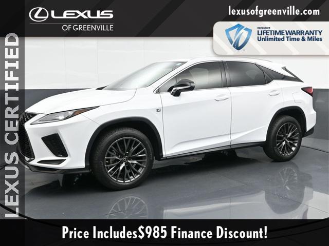 used 2021 Lexus RX 350 car, priced at $38,998