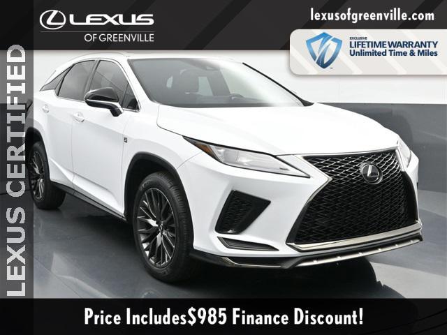 used 2021 Lexus RX 350 car, priced at $38,998