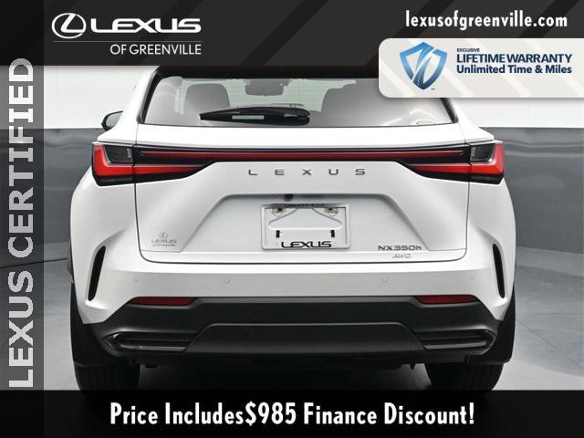 used 2024 Lexus NX 350h car, priced at $50,998