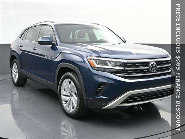 used 2021 Volkswagen Atlas Cross Sport car, priced at $24,598