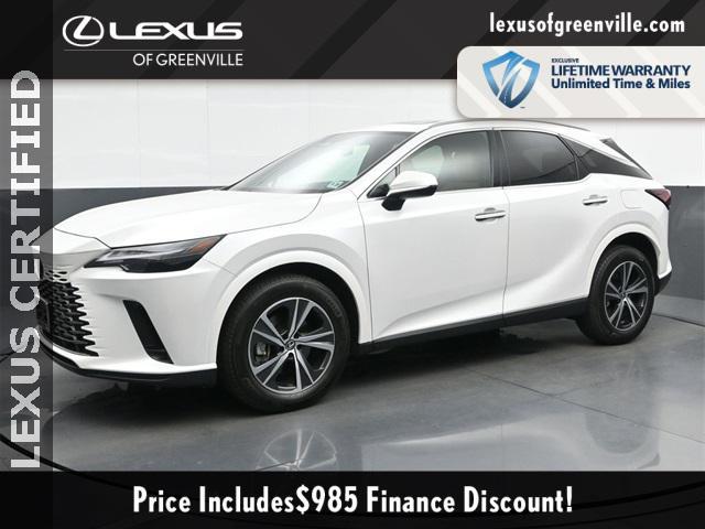 used 2024 Lexus RX 350 car, priced at $54,998