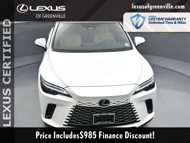 used 2024 Lexus RX 350 car, priced at $54,998