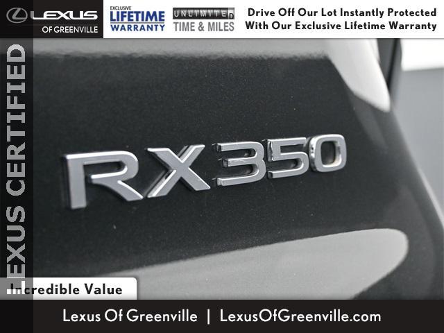 used 2024 Lexus RX 350 car, priced at $58,598