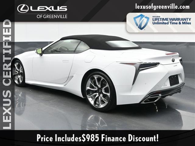 used 2023 Lexus LC 500 car, priced at $94,998