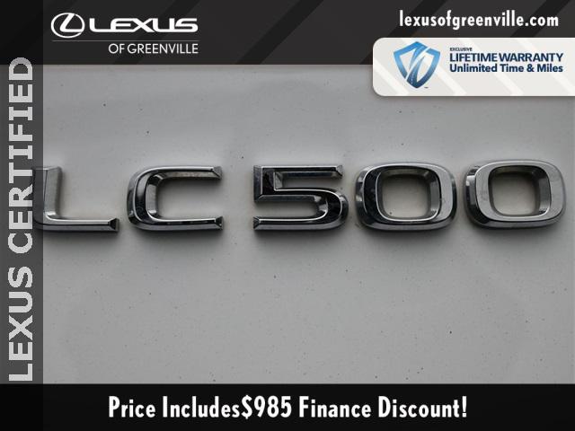 used 2023 Lexus LC 500 car, priced at $94,998