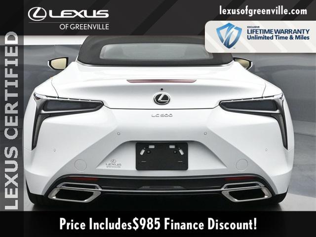 used 2023 Lexus LC 500 car, priced at $94,998