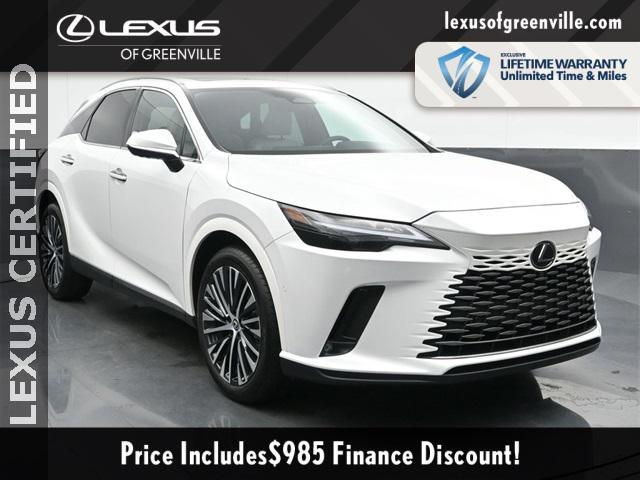 used 2024 Lexus RX 350 car, priced at $58,598