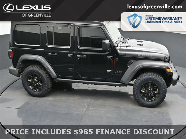 used 2021 Jeep Wrangler car, priced at $28,998