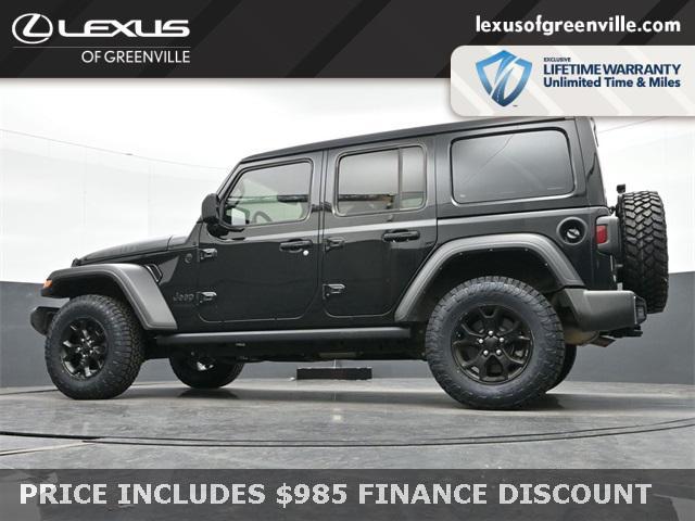 used 2021 Jeep Wrangler car, priced at $28,998