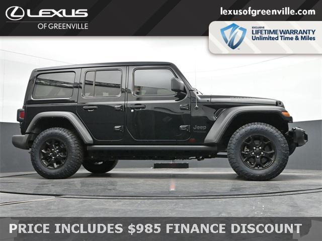 used 2021 Jeep Wrangler car, priced at $28,998