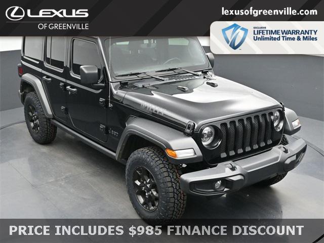 used 2021 Jeep Wrangler car, priced at $28,998