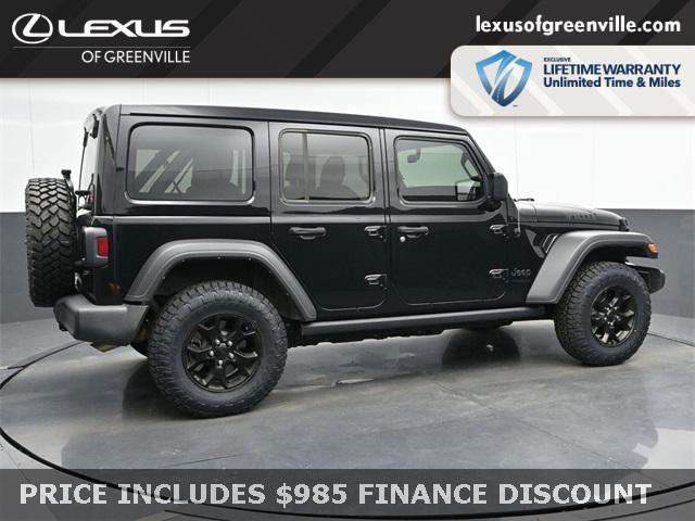 used 2021 Jeep Wrangler car, priced at $28,998