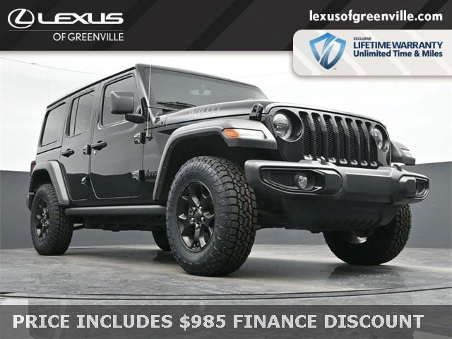 used 2021 Jeep Wrangler car, priced at $28,998