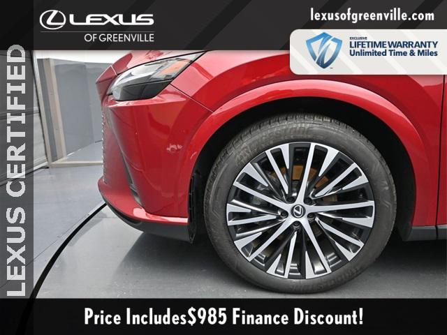 used 2024 Lexus RX 350 car, priced at $55,598