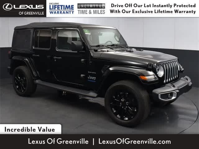 used 2021 Jeep Wrangler Unlimited 4xe car, priced at $36,000