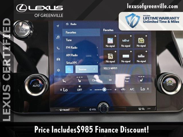 used 2024 Lexus RX 350 car, priced at $46,598