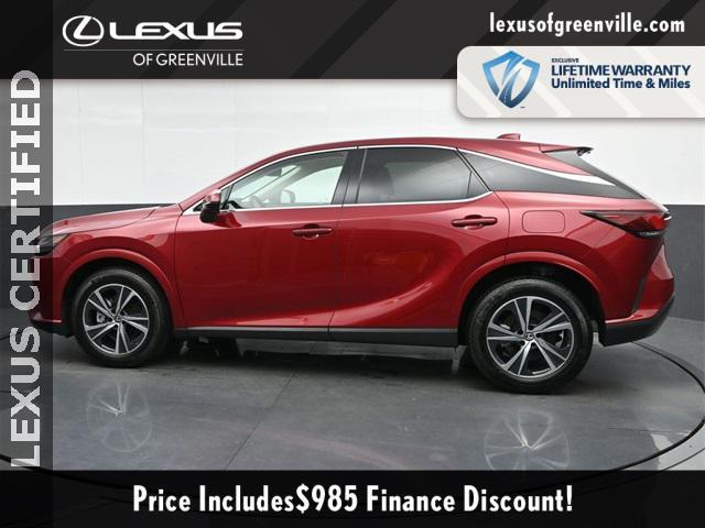 used 2024 Lexus RX 350 car, priced at $46,598