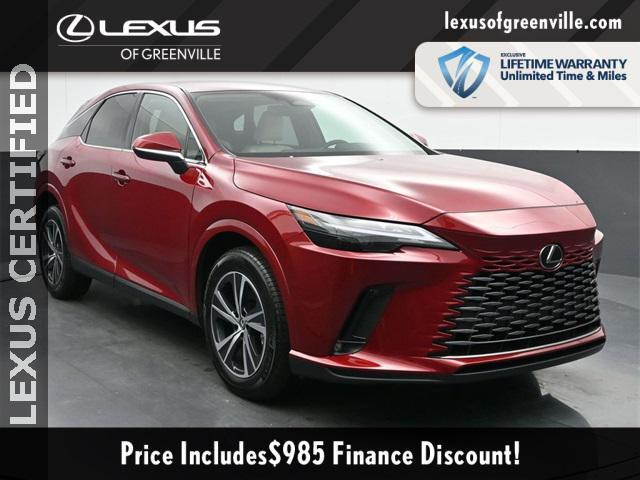 used 2024 Lexus RX 350 car, priced at $46,598