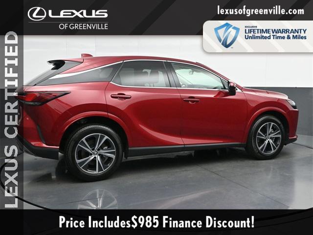 used 2024 Lexus RX 350 car, priced at $46,598